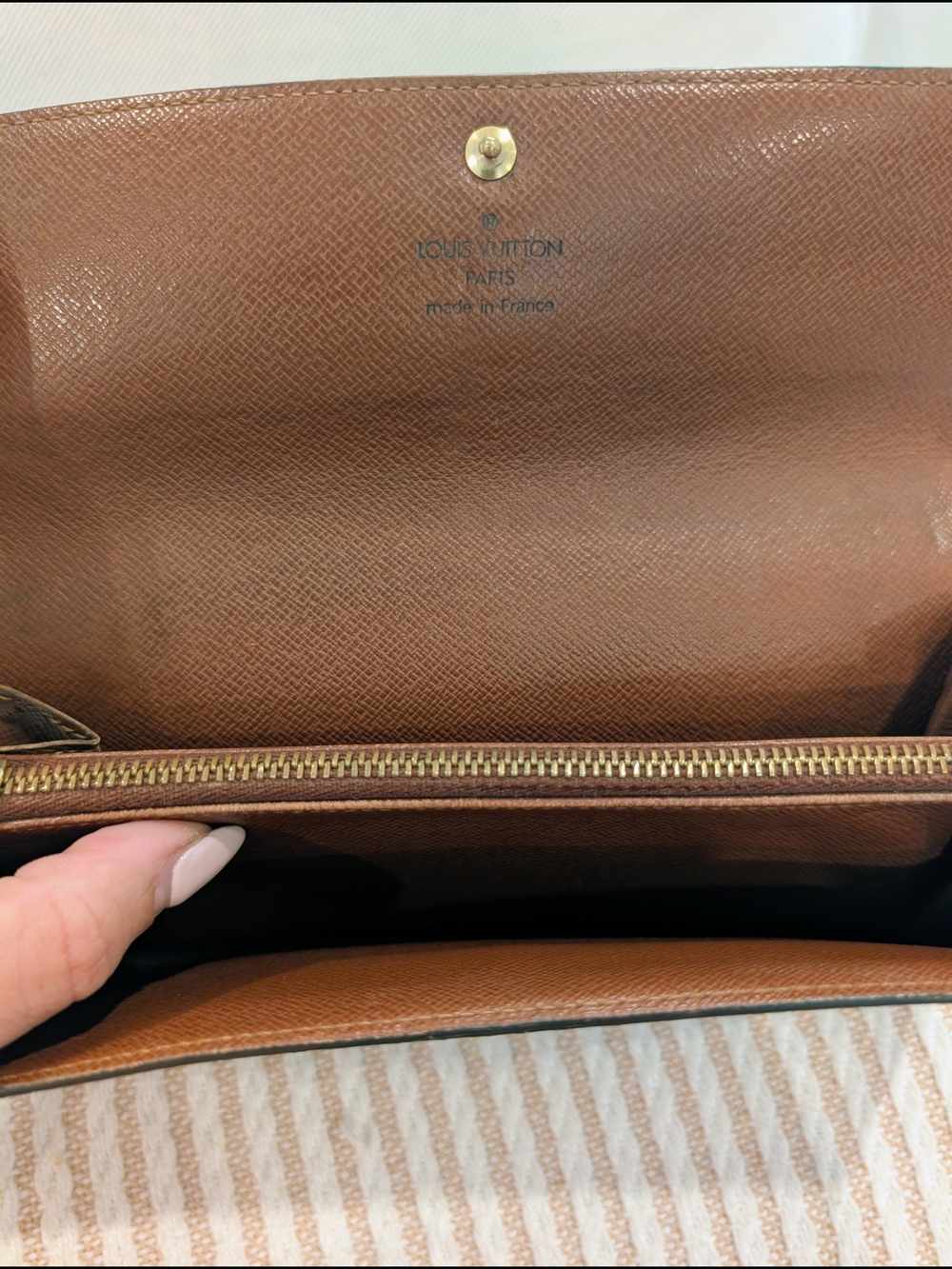Louis Vuitton Monogram Canvas Chain Wallet in Brown - Picture 2 of 5